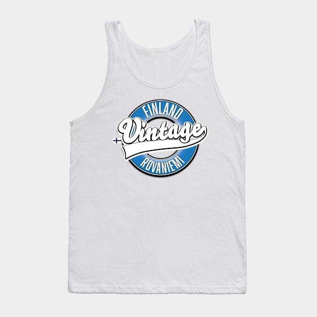 Rovaniemi final vintage style logo Tank Top by nickemporium1